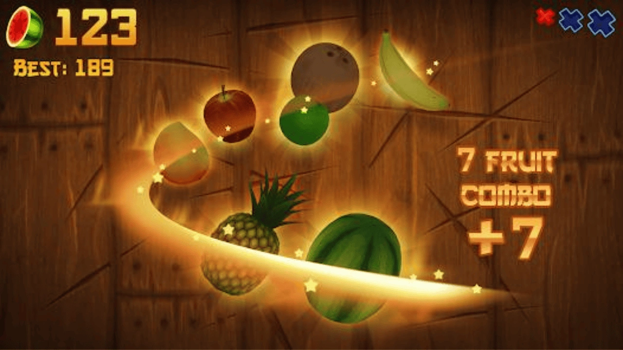 Fruit Ninja gameplay screenshot